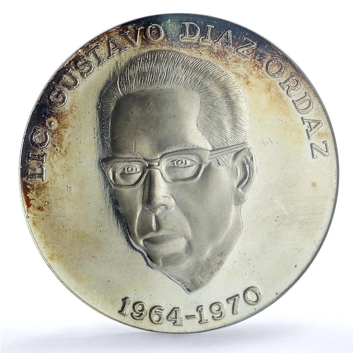 S 1976 Medal Ordaz/Álvarez Ag S 1976 Medal Ordaz/Álvarez Ag