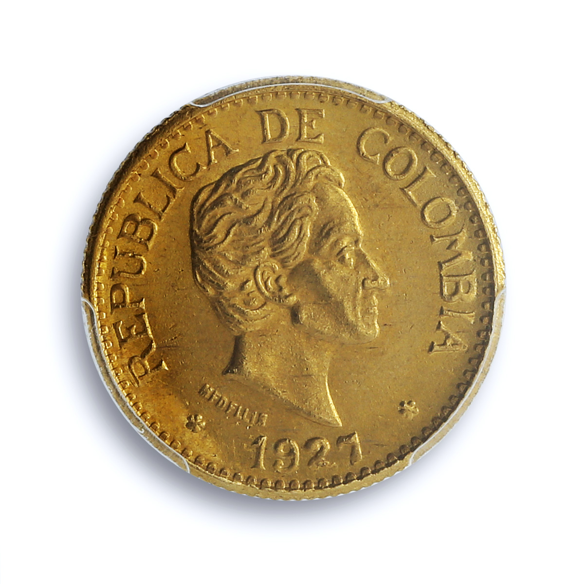 S 1927 5 Peso Restrepo-455.6 MFDFLLIN S 1927 5 Peso Restrepo-455.6 MFDFLLIN