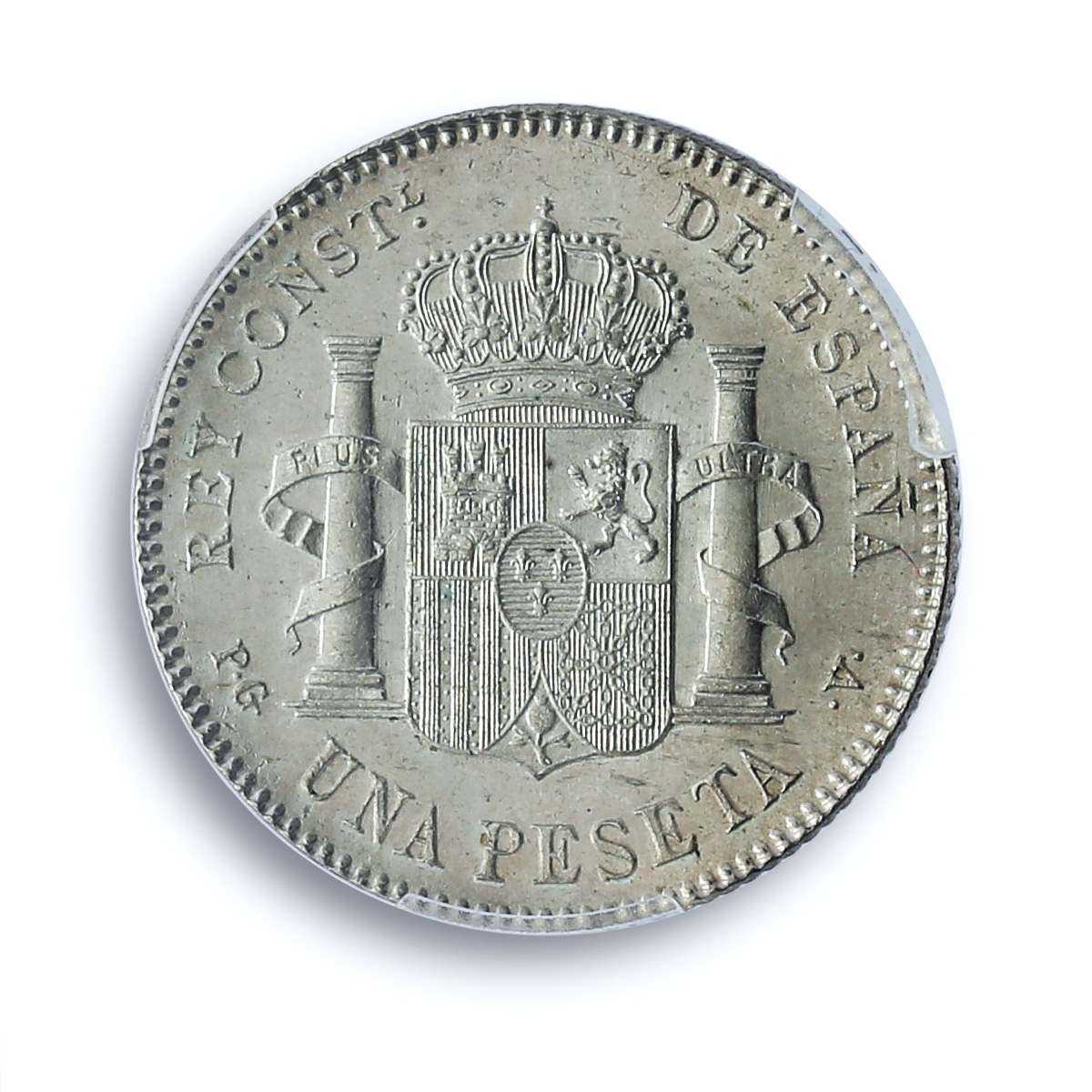 S 1896-PG V Peseta (1896) S 1896-PG V Peseta (1896)