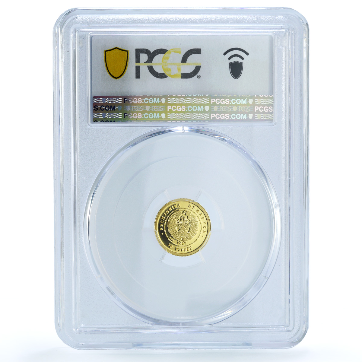 Belarus 10 roubles Ballet KM-343 Culture Art Dance PR 69 PCGS gold coin 2007