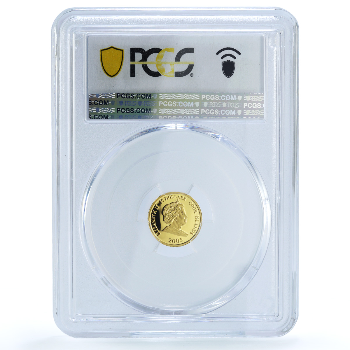 Cook Islands 10 dollars Pope John Paul II KM-1178 PR 70 PCGS gold coin 2005