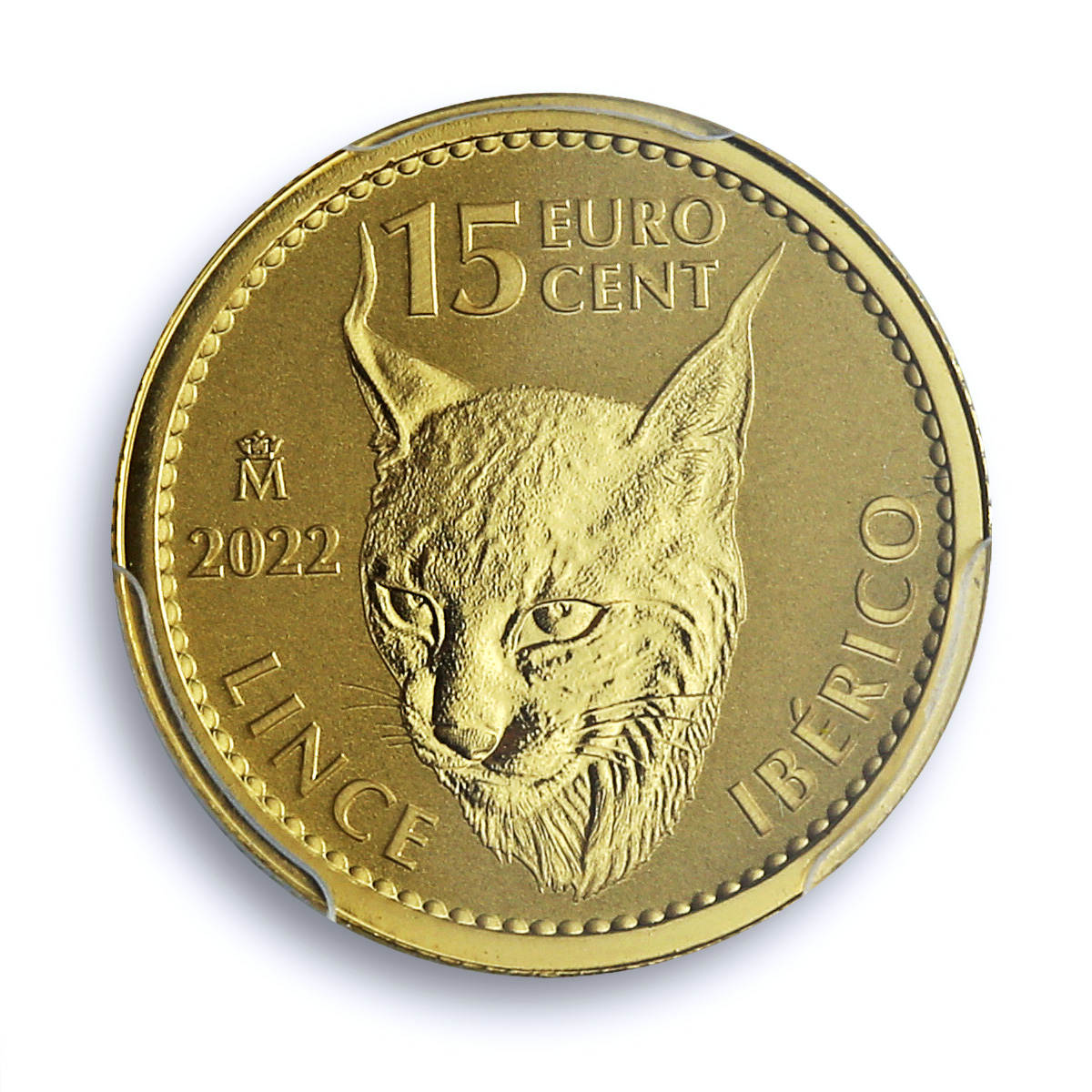 S 2022-M €0.15 Iberian Lynx - Rev Proof S 2022-M €0.15 Iberian Lynx - Rev Proof