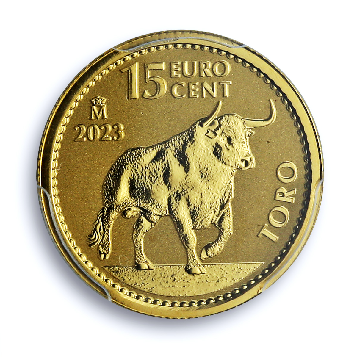 S 2023-M €0.15 Spanish Toro - Rev Proof