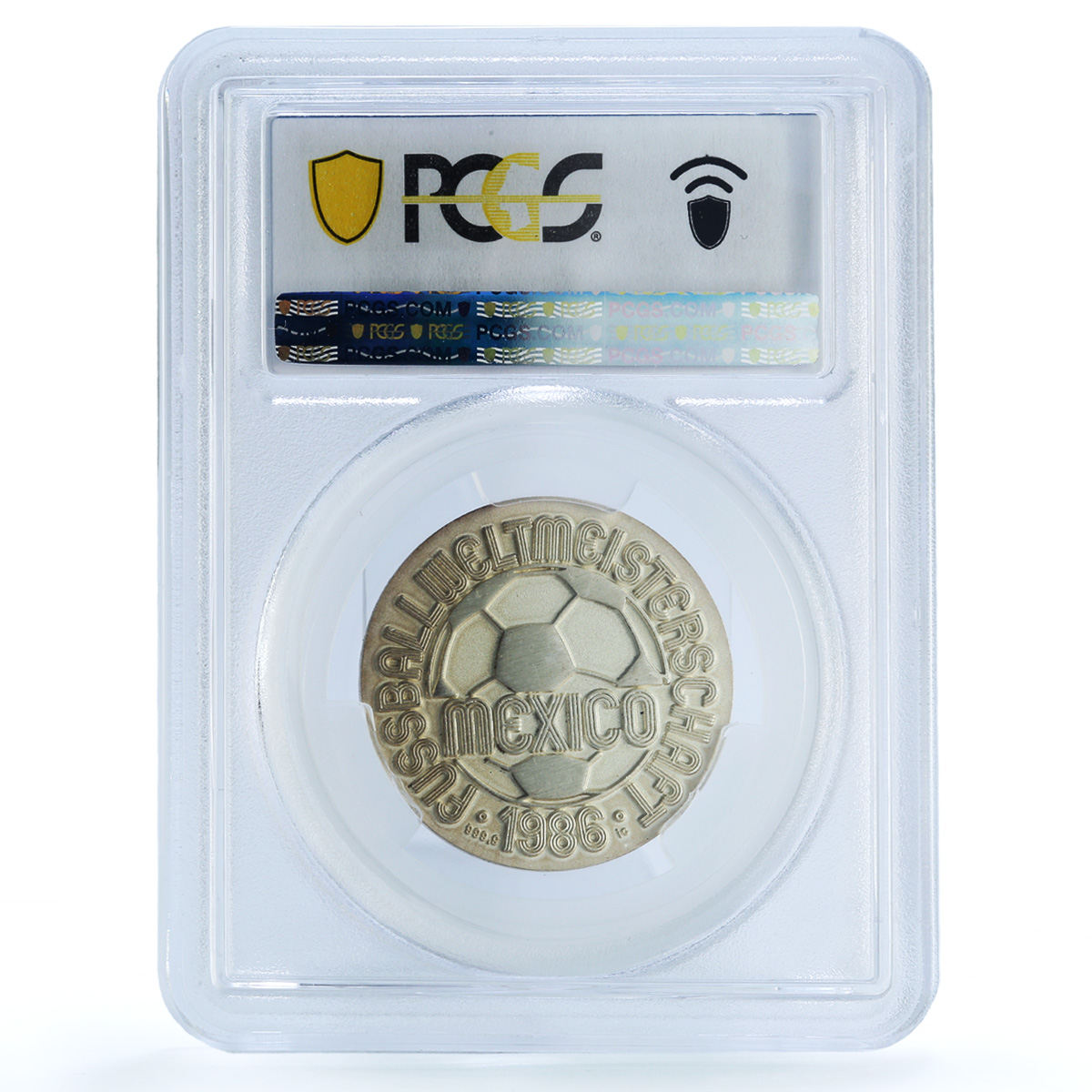 S (1986) Medal World Cup, Mexico Ag Dali - Type 2 S (1986) Medal World Cup, Mexico Ag Dali - Type 2