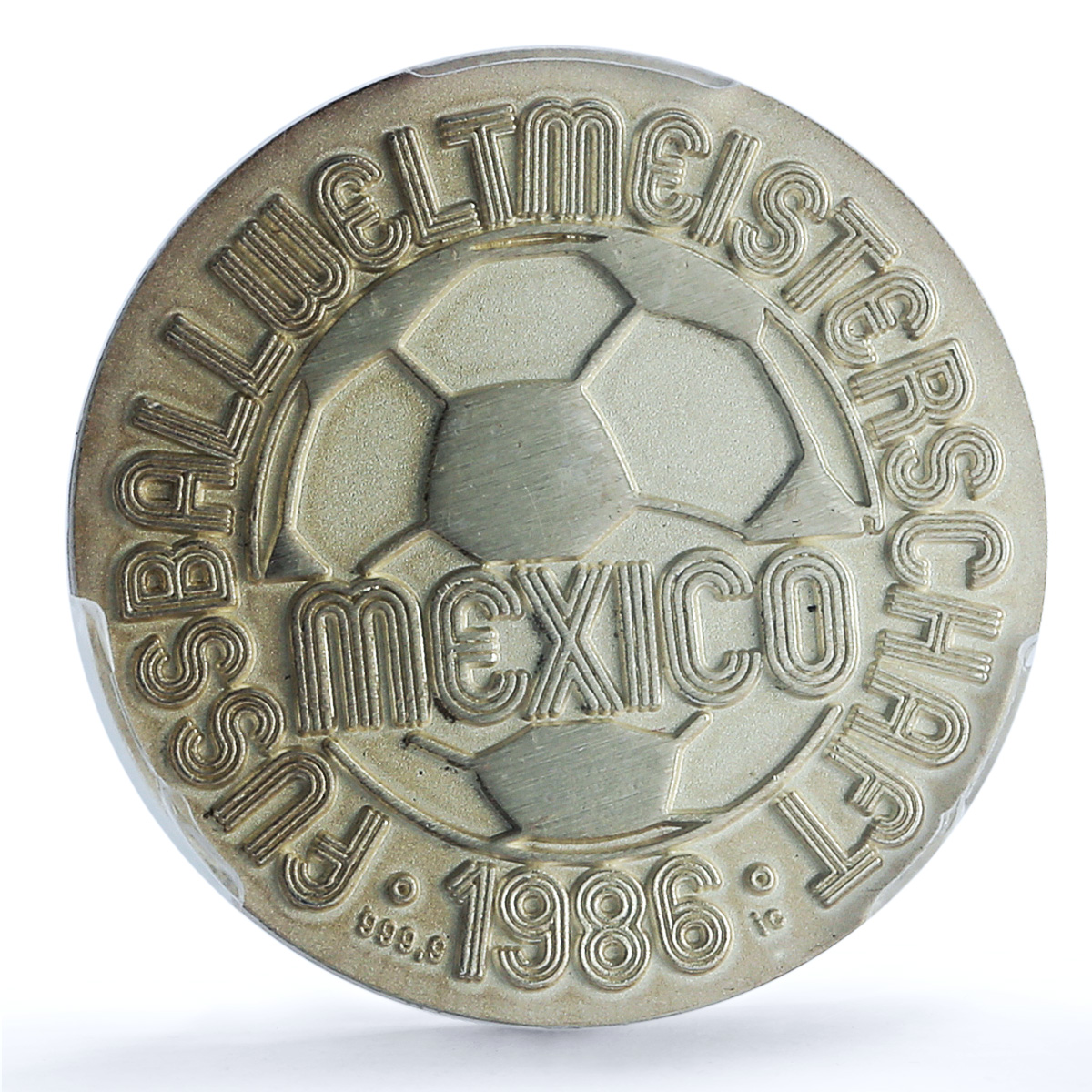 S (1986) Medal World Cup, Mexico Ag Dali - Type 2 S (1986) Medal World Cup, Mexico Ag Dali - Type 2