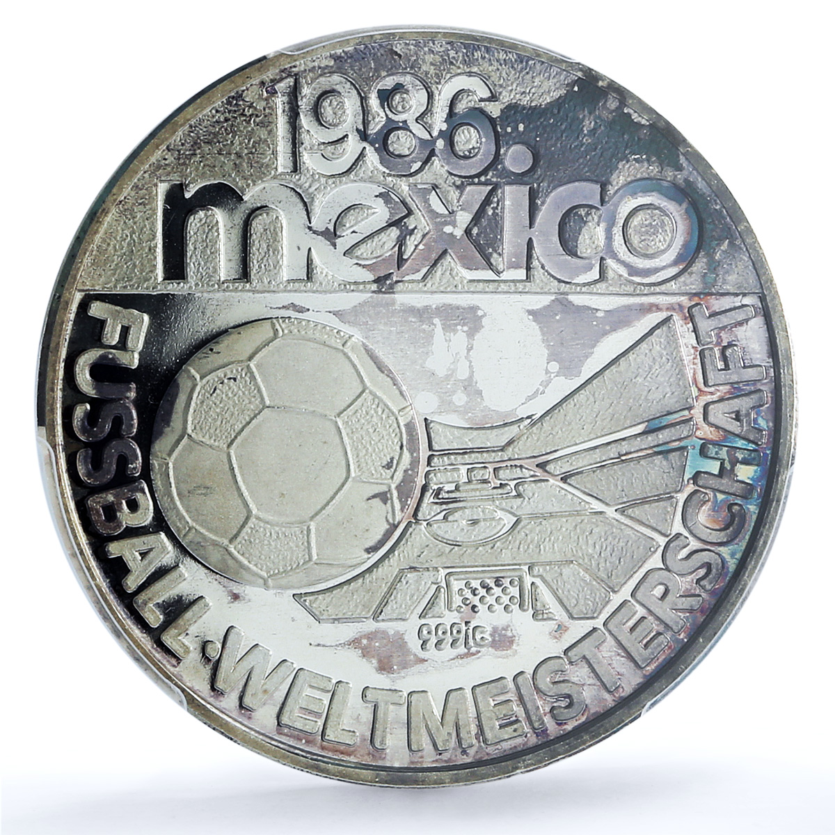 S (1986) Medal World Cup, Mexico Ag Franz Beckenbauer S (1986) Medal World Cup, Mexico Ag Franz Beckenbauer