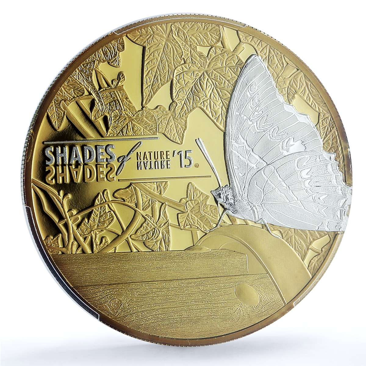 Cook Islands 5 dollars Butterfly KM-1696 Shades Nature PR 70 PCGS Ag coin 2015 Cook Islands 5 dollars Butterfly KM-1696 Shades Nature PR 70 PCGS Ag coin 2015