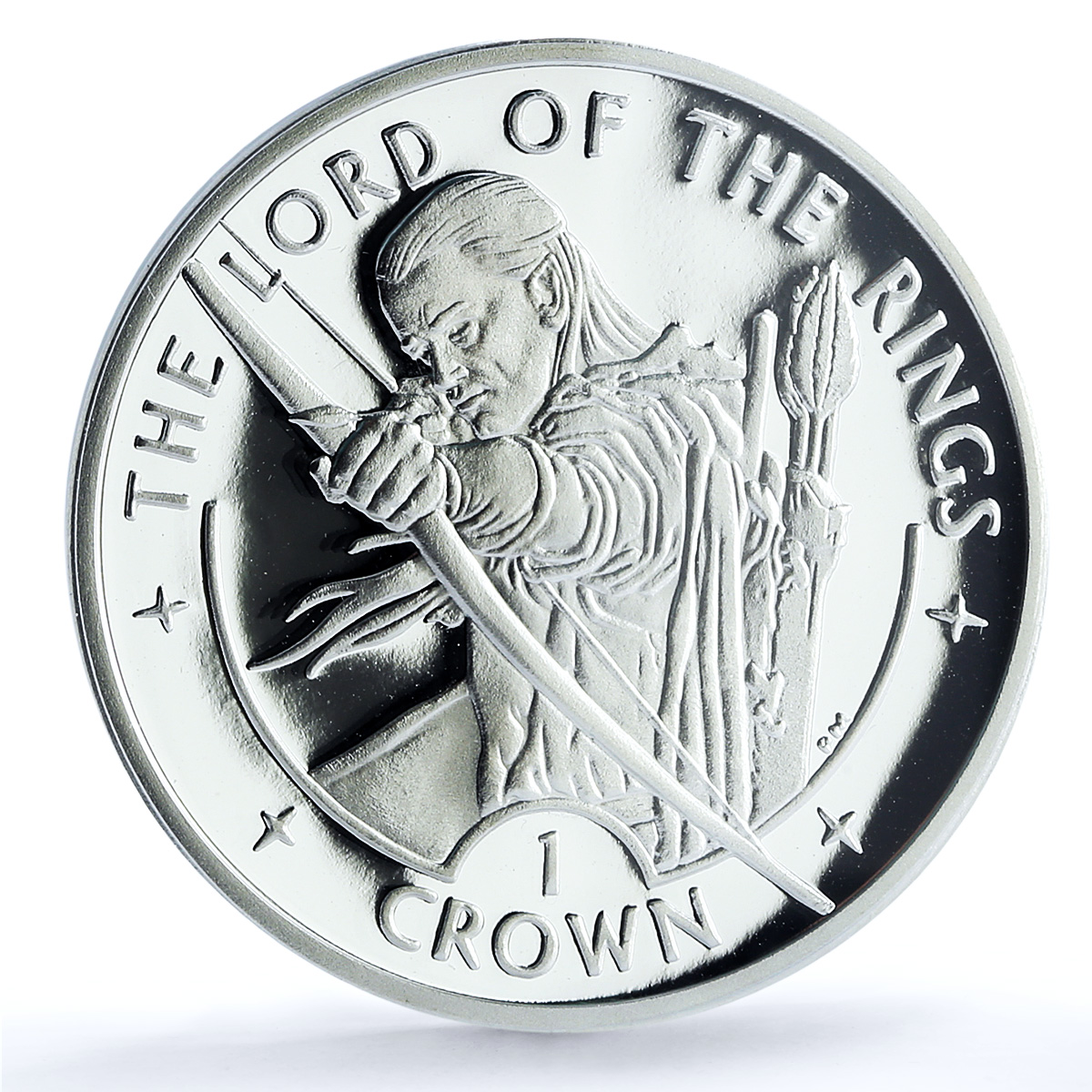 S 2003-PM Crown Lord of the Rings - Legolas KM-1193 Ag, DCAM S 2003-PM Crown Lord of the Rings - Legolas KM-1193 Ag, DCAM