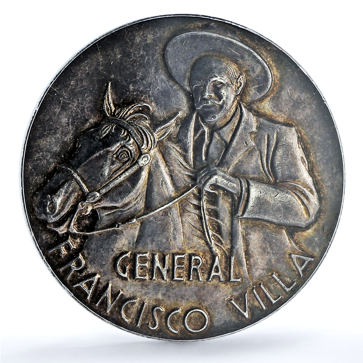 S 1960 Medal Grove-P-372a Ag General Francisco Villa S 1960 Medal Grove-P-372a Ag General Francisco Villa