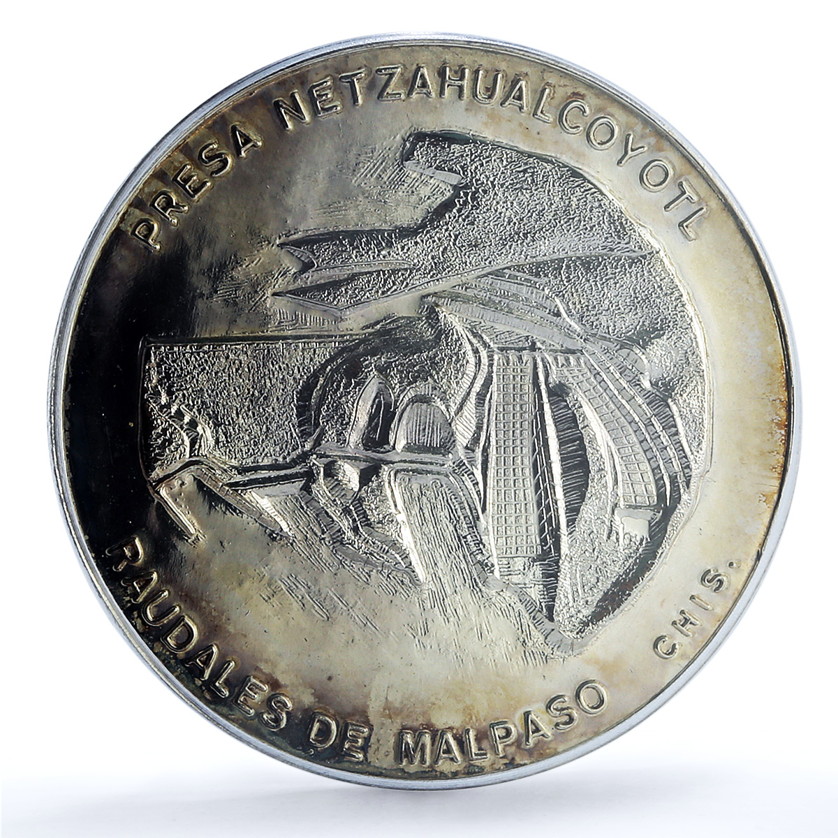 S 1964 Medal Grove-896a Ag Presa Netzahualcóyotl, Chiapas S 1964 Medal Grove-896a Ag Presa Netzahualcóyotl, Chiapas
