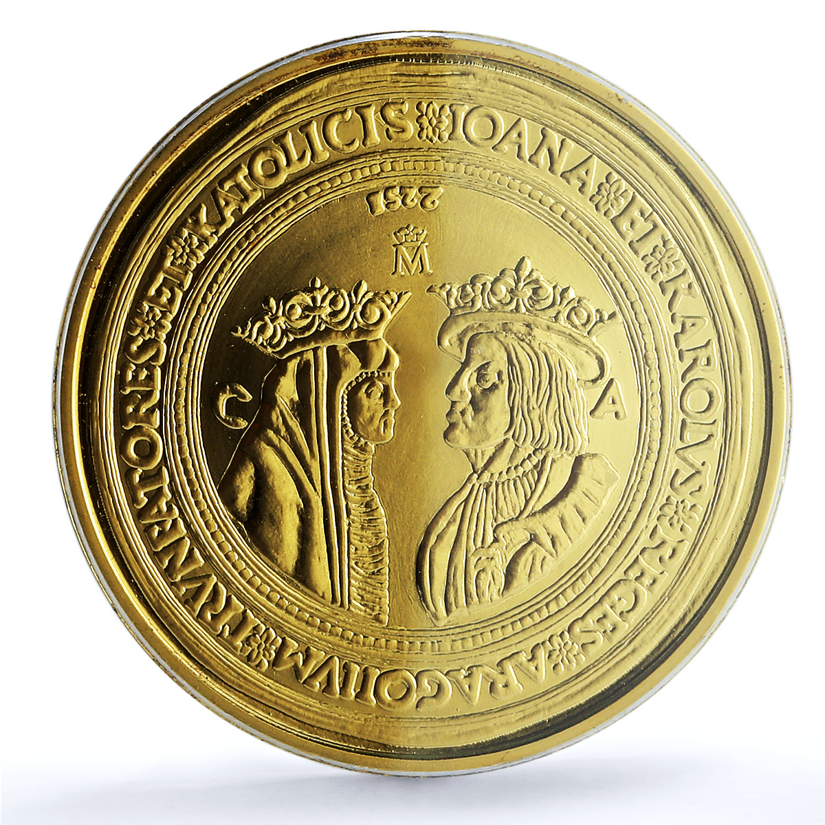 S (2000-02) M "100 Duc" Replica-1528-CA LS 100 D Gilt Ag S (2000-02) M "100 Duc" Replica-1528-CA LS 100 D Gilt Ag