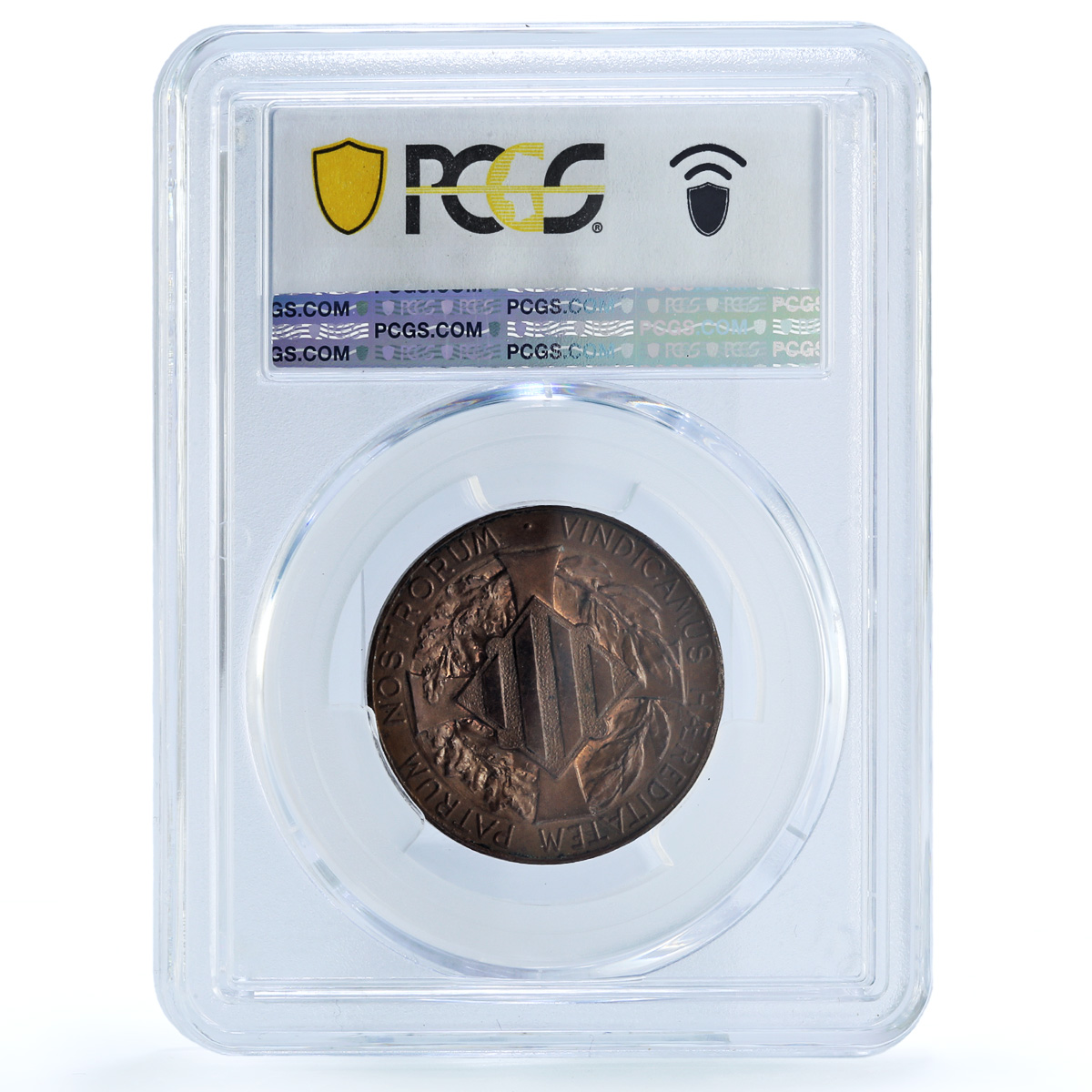 Catalonia Spain 10 centimos Catalanist Union Cal-133 MS 63 PCGS copper coin 1900 Catalonia Spain 10 centimos Catalanist Union Cal-133 MS 63 PCGS copper coin 1900
