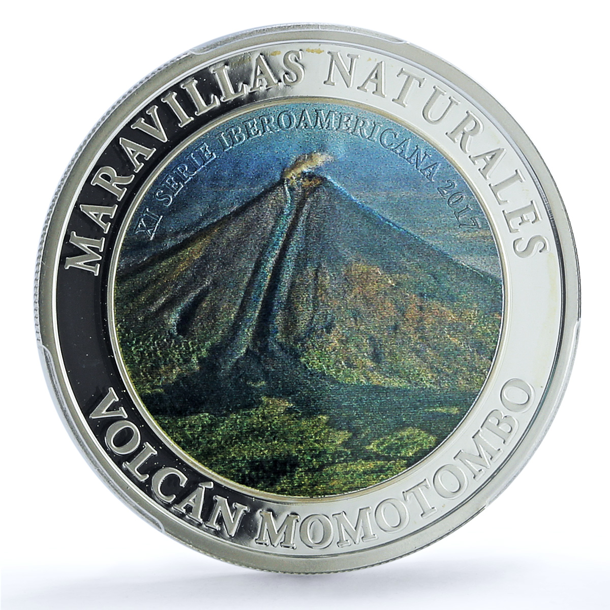 Nicaragua 10 cordobas Momotombo KM-128 Ibero-American PR69 PCGS silver coin 2017 Nicaragua 10 cordobas Momotombo KM-128 Ibero-American PR69 PCGS silver coin 2017