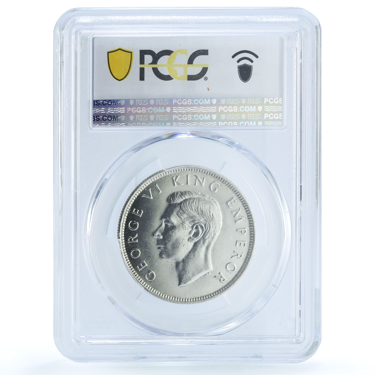 New Zealand 1/2 crown George VI Centennial KM-14 MS 64 PCGS silver coin 1940 New Zealand 1/2 crown George VI Centennial KM-14 MS 64 PCGS silver coin 1940
