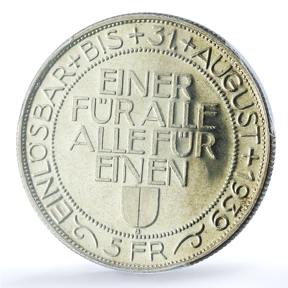S 1939 B 5 Fr Luzern R-909a