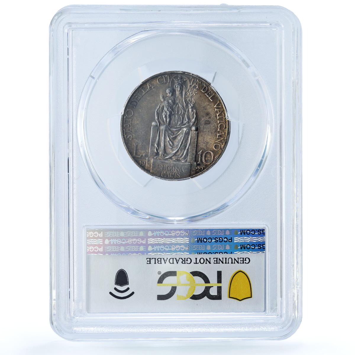 S 1929 10 Lire Anno VIII KM-8 Ag S 1929 10 Lire Anno VIII KM-8 Ag