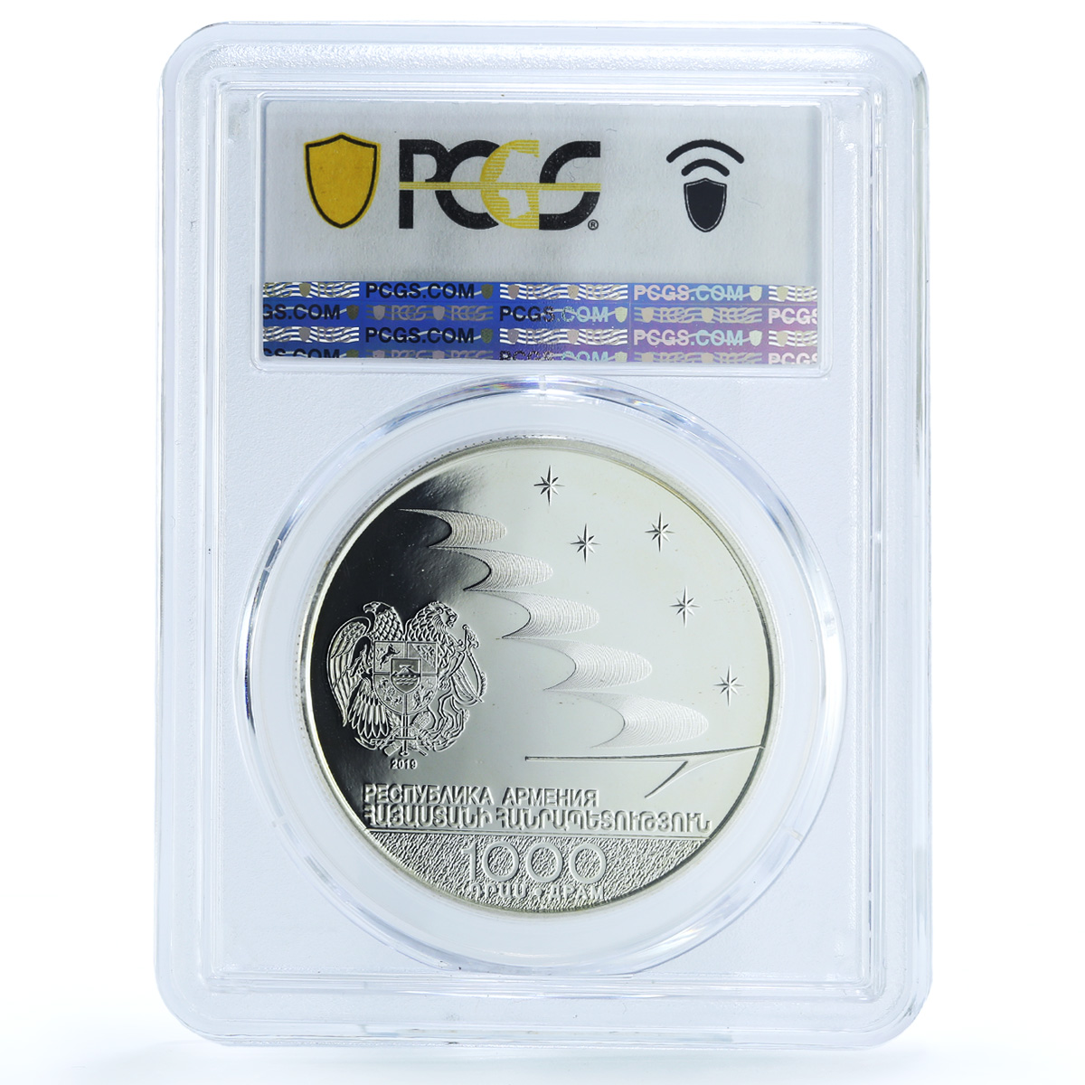 Armenia 1000 dram Eurasian Economic Union Flags PR 70 PCGS silver coin 2019 Armenia 1000 dram Eurasian Economic Union Flags PR 70 PCGS silver coin 2019