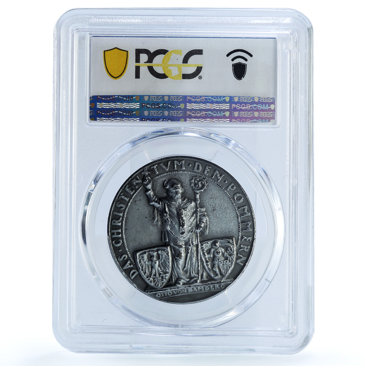 Germany Weimar Christianization Pomerania Kienast-317 MS 62 PCGS zinc medal 1924 Germany Weimar Christianization Pomerania Kienast-317 MS 62 PCGS zinc medal 1924