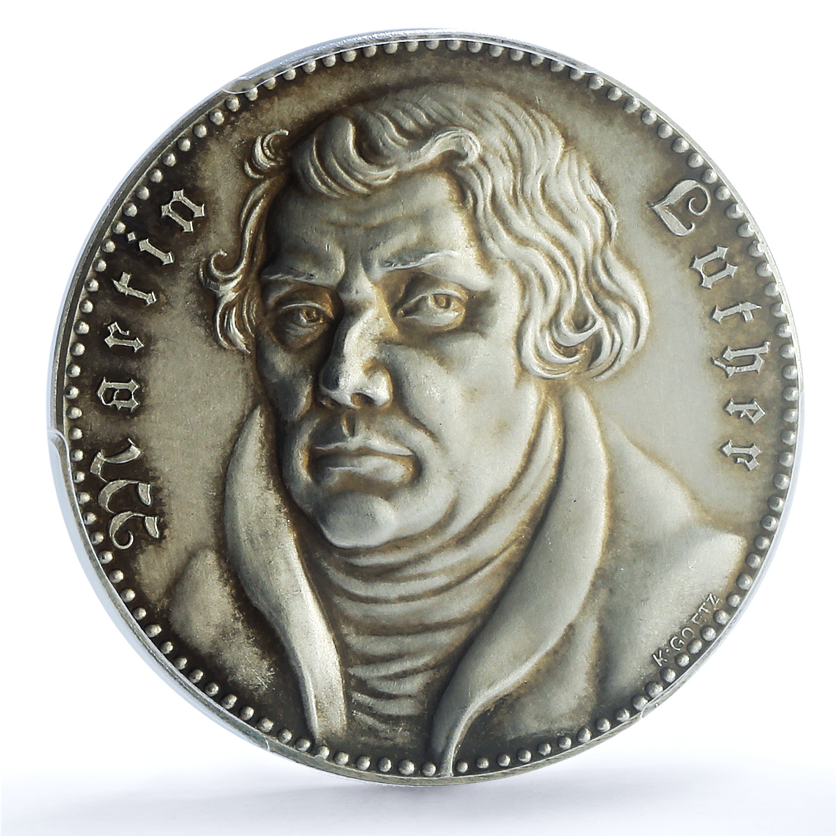 Germany Third Reich Martin Luther Kienast-490 MS 63 PCGS silver medal 1933 Germany Third Reich Martin Luther Kienast-490 MS 63 PCGS silver medal 1933