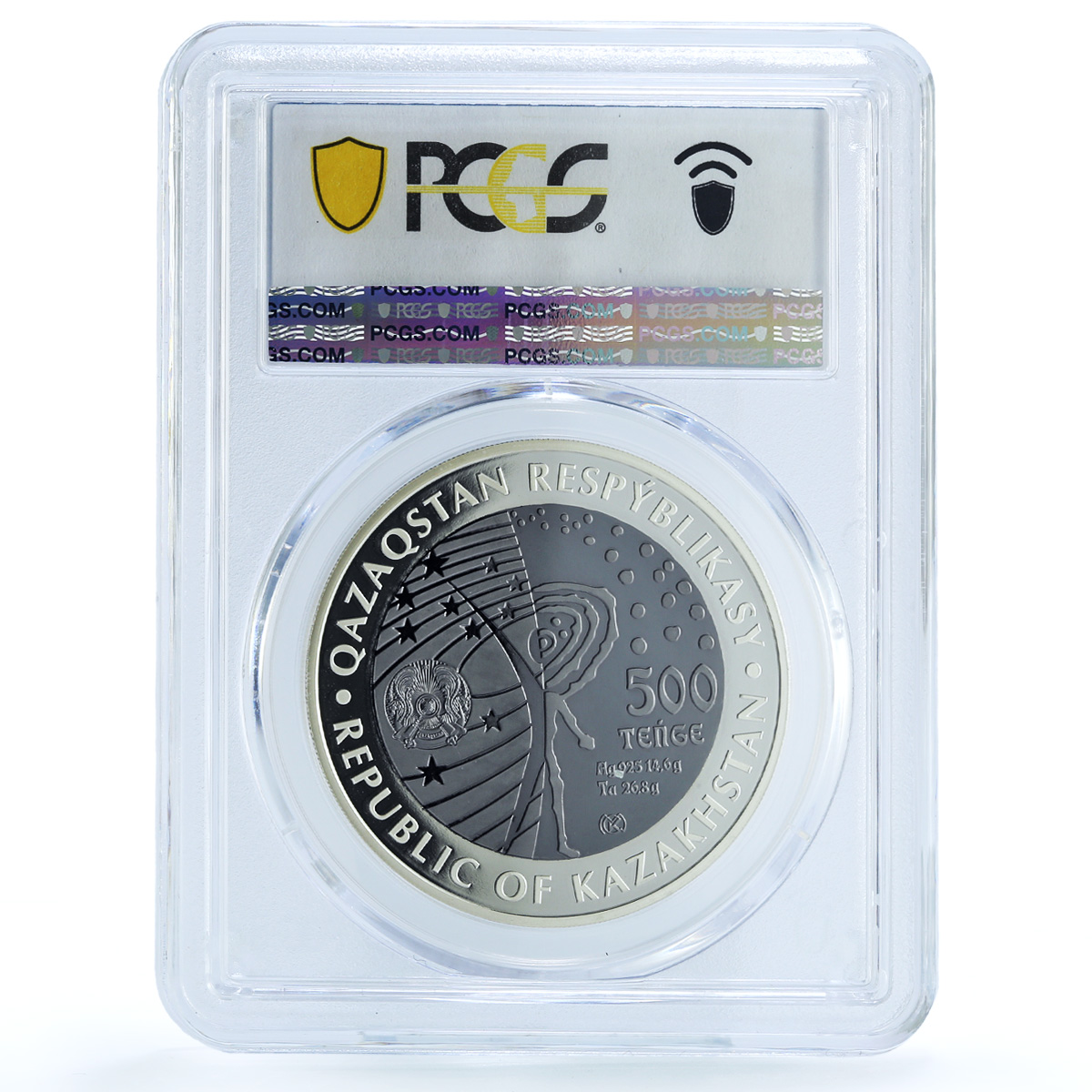 Kazakhstan 500 tenge Belka Strelka Space Dogs PR 69 PCGS bimetal coin 2020 Kazakhstan 500 tenge Belka Strelka Space Dogs PR 69 PCGS bimetal coin 2020