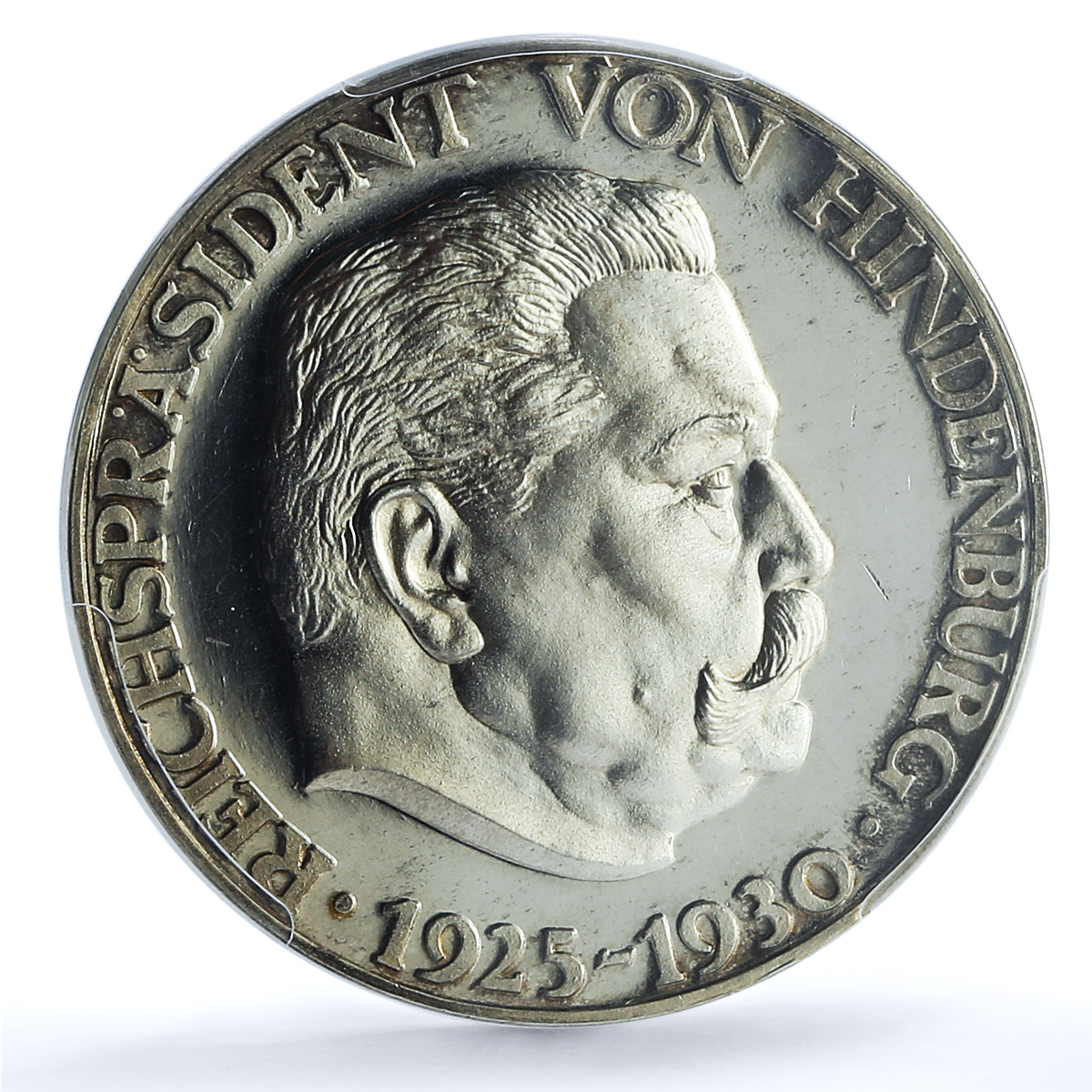 Germany Weimar Hindenburg Oak BERLIN Schl-99 SP 65 PCGS silver medal 1930 Germany Weimar Hindenburg Oak BERLIN Schl-99 SP 65 PCGS silver medal 1930