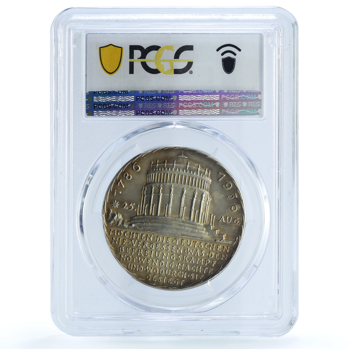 Germany Third Reich Ludwig I BAYERN Kienast-521 MS 63 PCGS silver medal 1936 Germany Third Reich Ludwig I BAYERN Kienast-521 MS 63 PCGS silver medal 1936