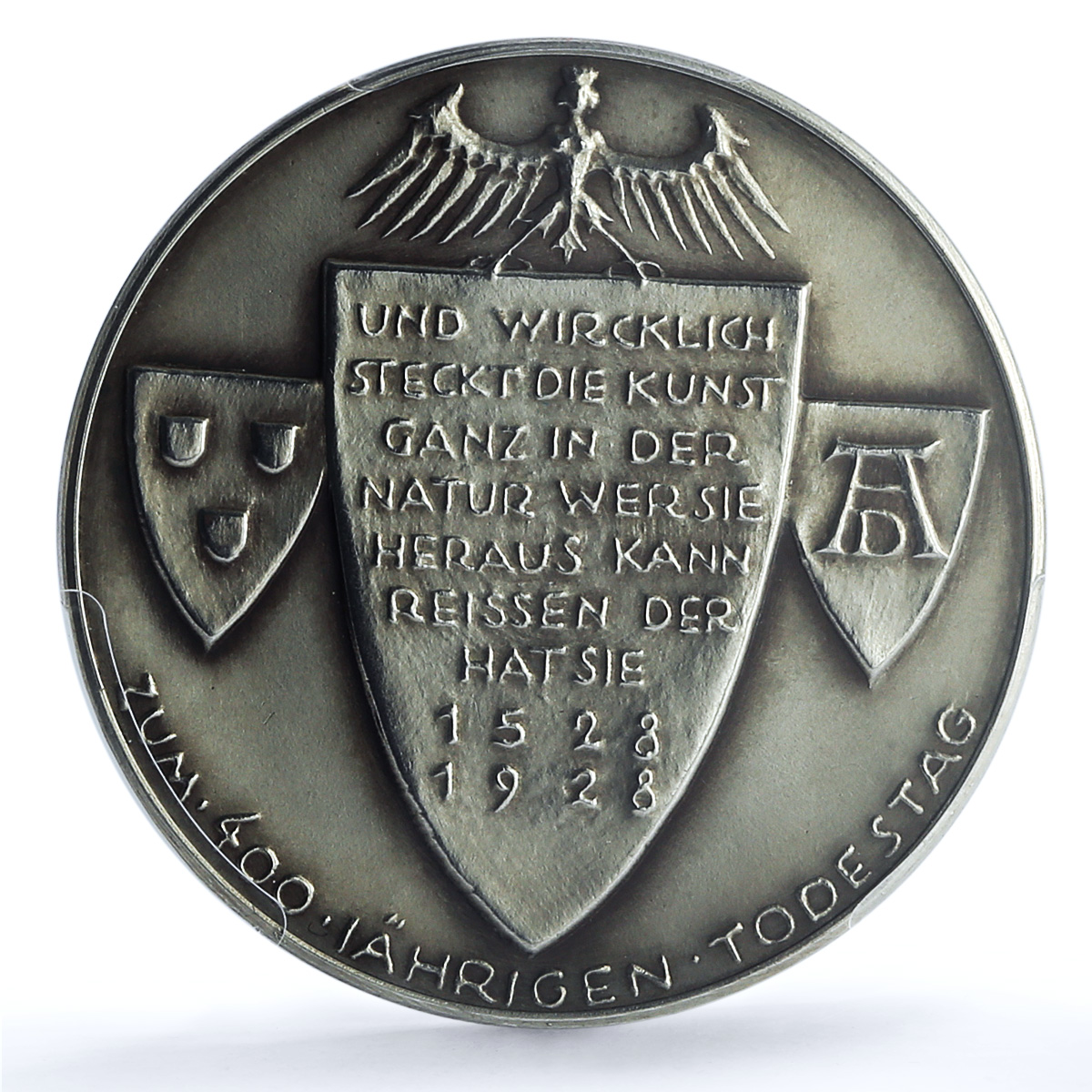 Germany Weimar Albrecht Durer Mende-138 Erlanger-955 MS62 PCGS silver medal 1928 Germany Weimar Albrecht Durer Mende-138 Erlanger-955 MS62 PCGS silver medal 1928
