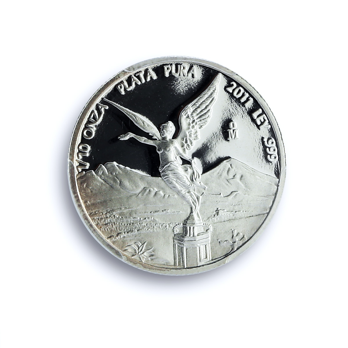 Mexico 1/10 onza Libertad Angel Independence KM-610 PR 69 PCGS silver coin 2011 Mexico 1/10 onza Libertad Angel Independence KM-610 PR 69 PCGS silver coin 2011