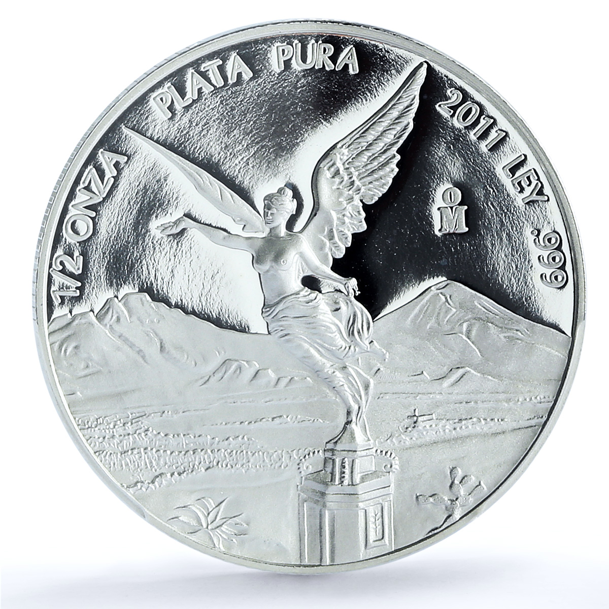 Mexico 1/2 onza Libertad Angel of Independence KM-612 PR69 PCGS silver coin 2011 Mexico 1/2 onza Libertad Angel of Independence KM-612 PR69 PCGS silver coin 2011