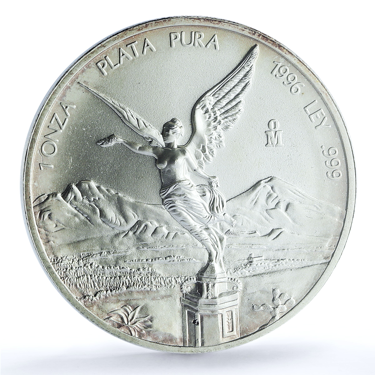 Mexico 1 onza Libertad Angel of Independence KM-613 MS 67 PCGS silver coin 1996 Mexico 1 onza Libertad Angel of Independence KM-613 MS 67 PCGS silver coin 1996