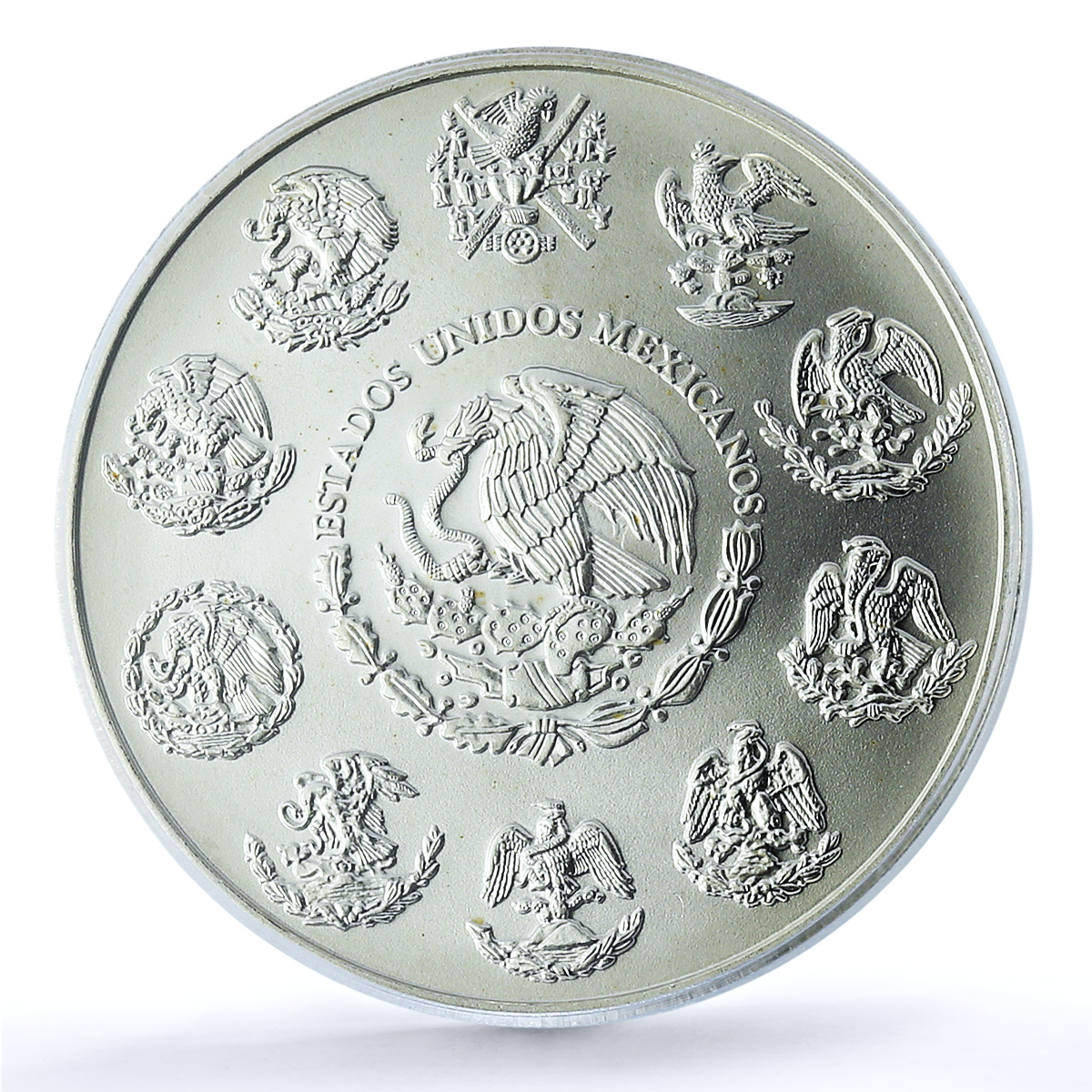 Mexico 1 onza Libertad Angel of Independence KM-639 MS 68 PCGS silver coin 2000