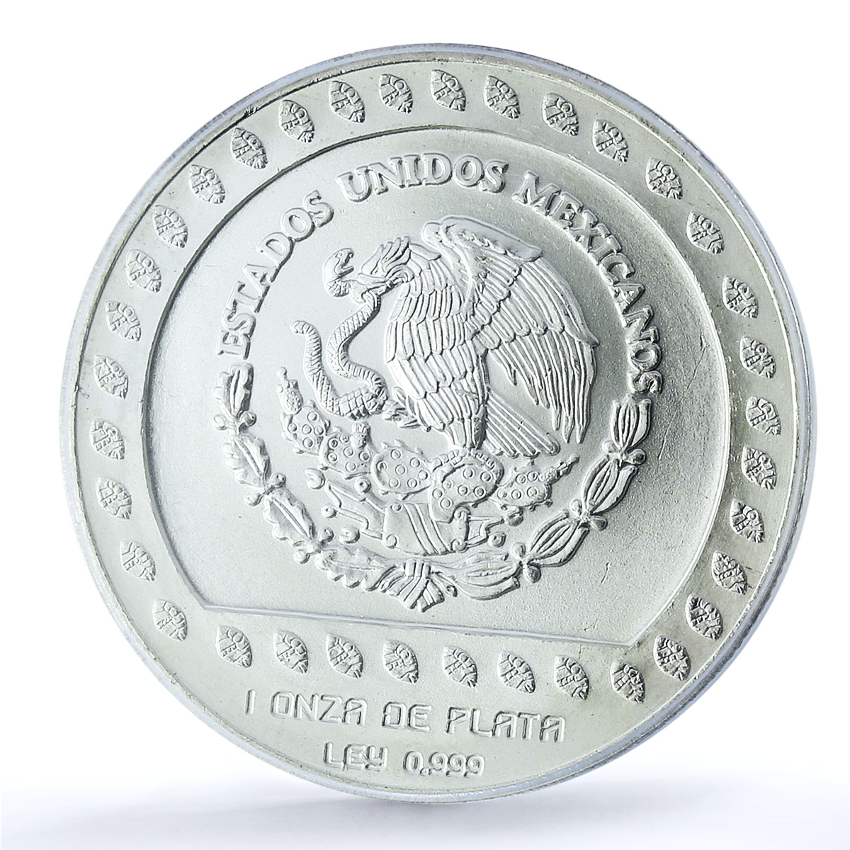 Mexico 100 pesos Guerrero Aguila KM-556 Precolombina MS 66 PCGS silver coin 1992 Mexico 100 pesos Guerrero Aguila KM-556 Precolombina MS 66 PCGS silver coin 1992