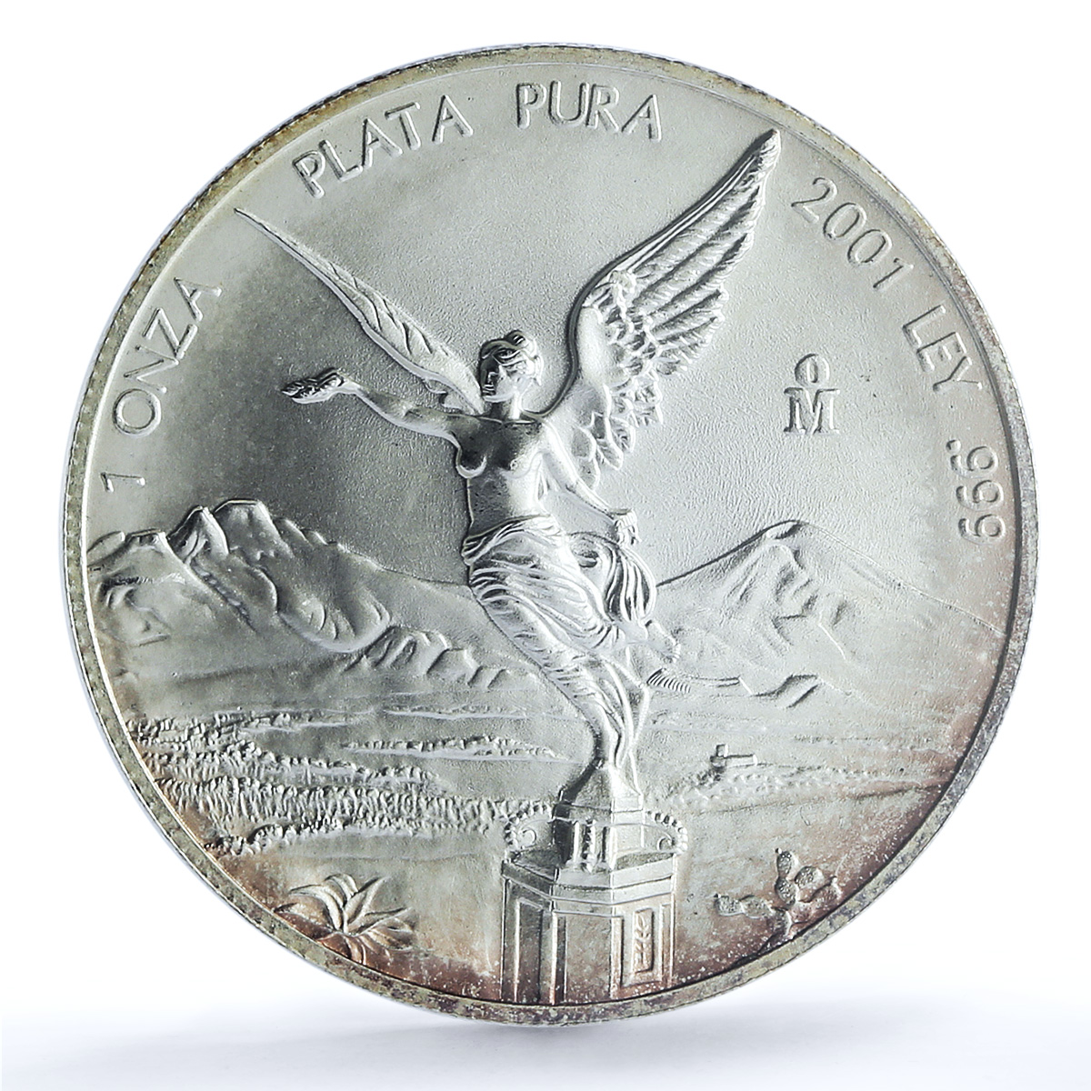 Mexico 1 onza Libertad Angel of Independence KM-639 MS 67 PCGS silver coin 2001 Mexico 1 onza Libertad Angel of Independence KM-639 MS 67 PCGS silver coin 2001
