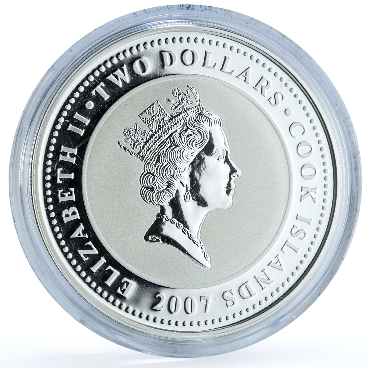 Cook Islands 2 dollars Final Problem Sherlock Adventures Cinema silver coin 2007 Cook Islands 2 dollars Final Problem Sherlock Adventures Cinema silver coin 2007