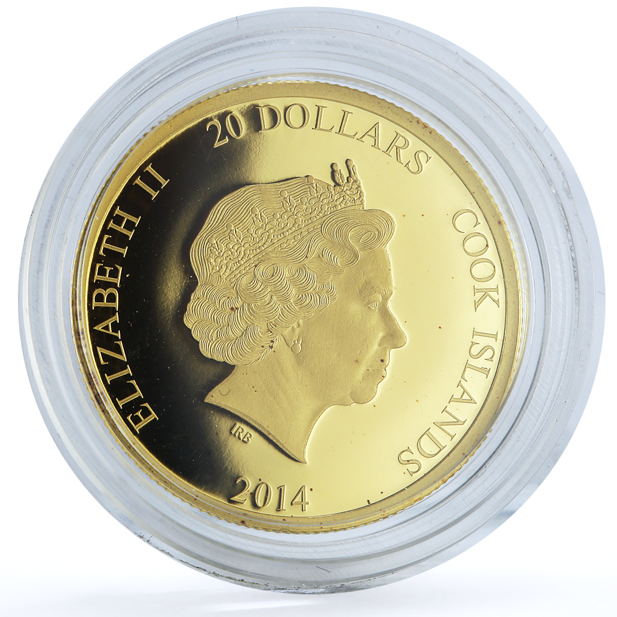 Cook Islands 20 dollars Ferrari Raikkonen F1 Formula 1 Car proof gold coin 2014 Cook Islands 20 dollars Ferrari Raikkonen F1 Formula 1 Car proof gold coin 2014