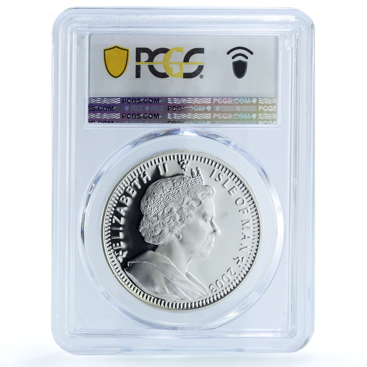Isle of Man 1 crown Gandalf KM-1195 Lord of Rings PR 68 PCGS silver coin 2003 Isle of Man 1 crown Gandalf KM-1195 Lord of Rings PR 68 PCGS silver coin 2003