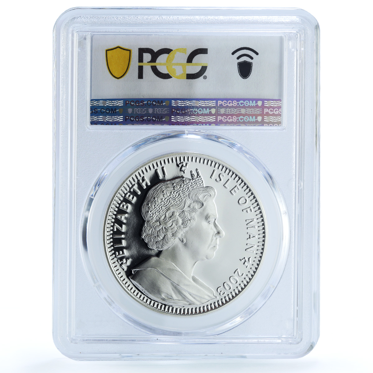 Isle of Man 1 crown Gimli KM-1194 Lord of Rings PR 69 PCGS silver coin 2003 Isle of Man 1 crown Gimli KM-1194 Lord of Rings PR 69 PCGS silver coin 2003