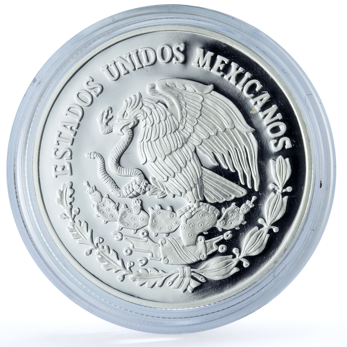 Mexico 5 pesos Football World Cup Germany KM-770 Indian proof silver coin 2006