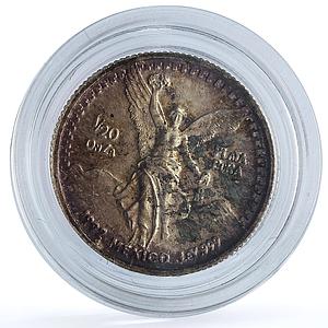 Mexico 1/20 onza Libertad Angel of Independence KM-542 Bullion silver coin 1992