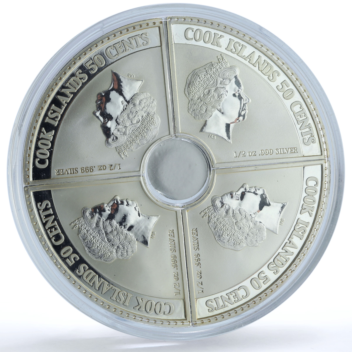 Cook Islands 50 cents x 4 Set Oil Production Gas Industry silver coins 2006 Cook Islands 50 cents x 4 Set Oil Production Gas Industry silver coins 2006