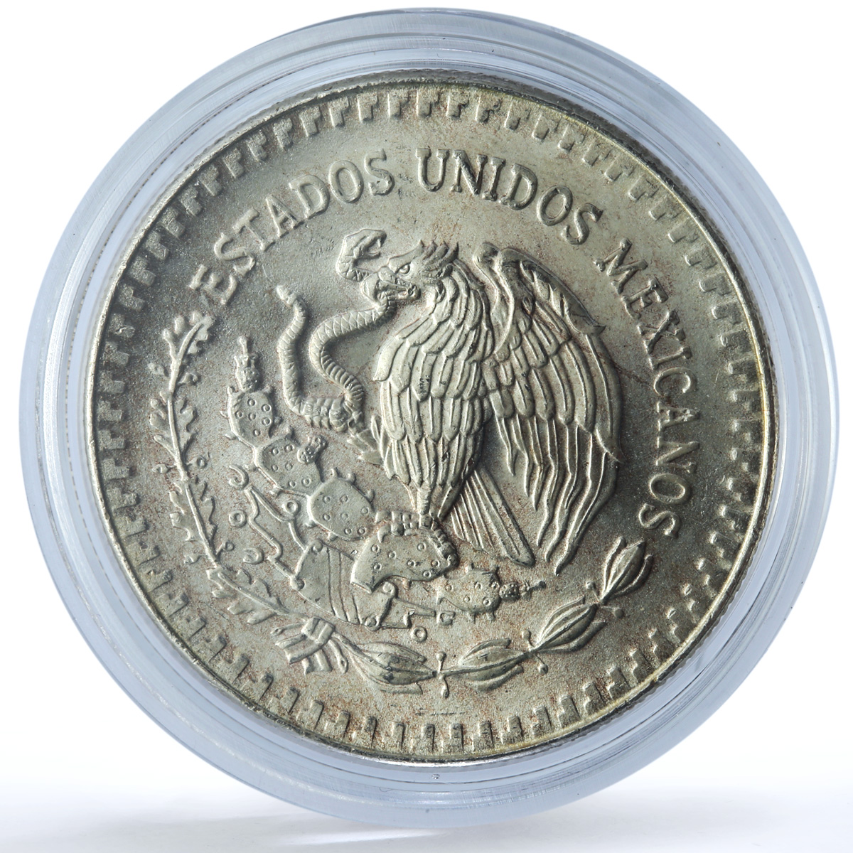 Mexico 1 onza Libertad Angel of Independence KM-494.2 Bullion silver coin 1990