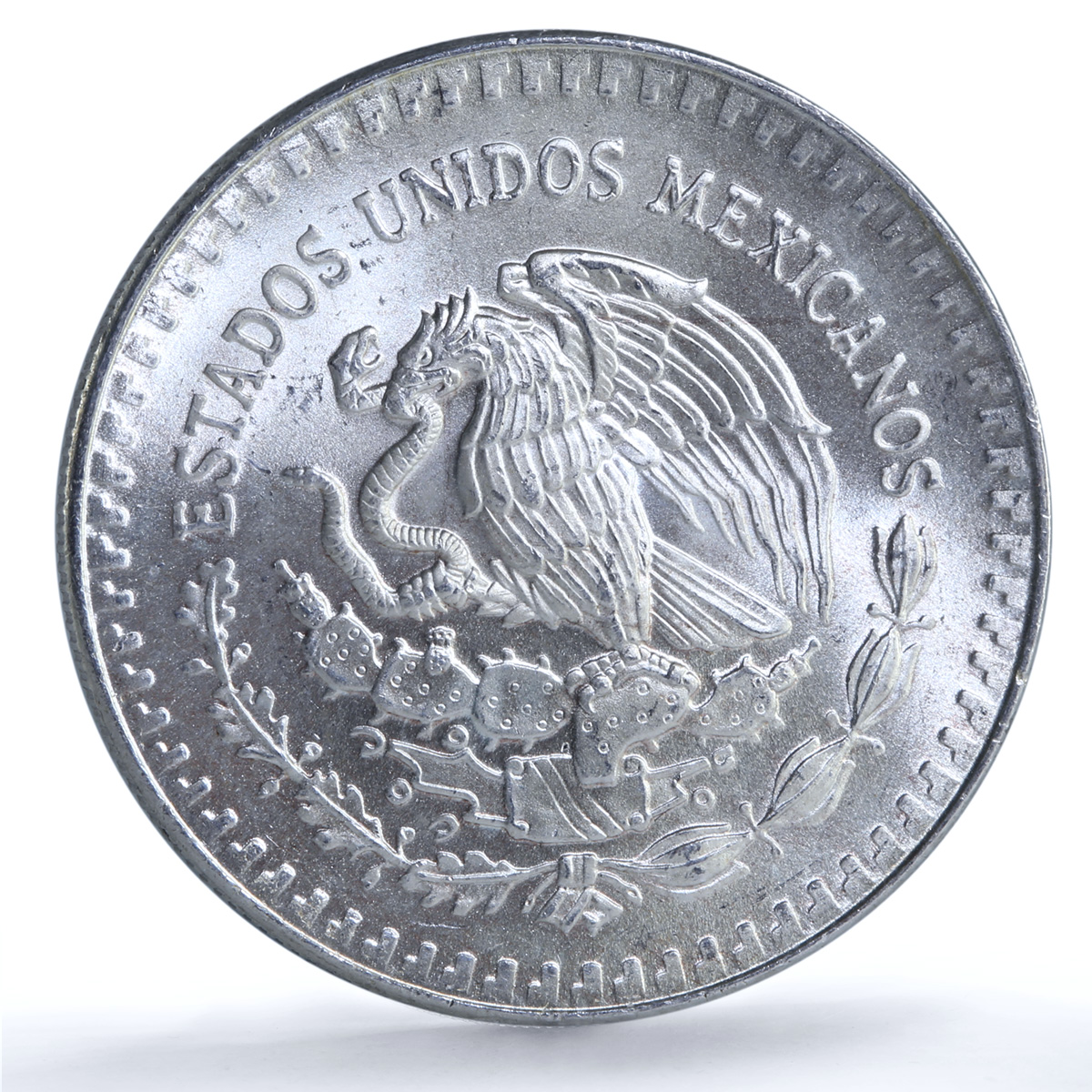 Mexico 1 onza Libertad Angel of Independence KM-494.2 Bullion silver coin 1990