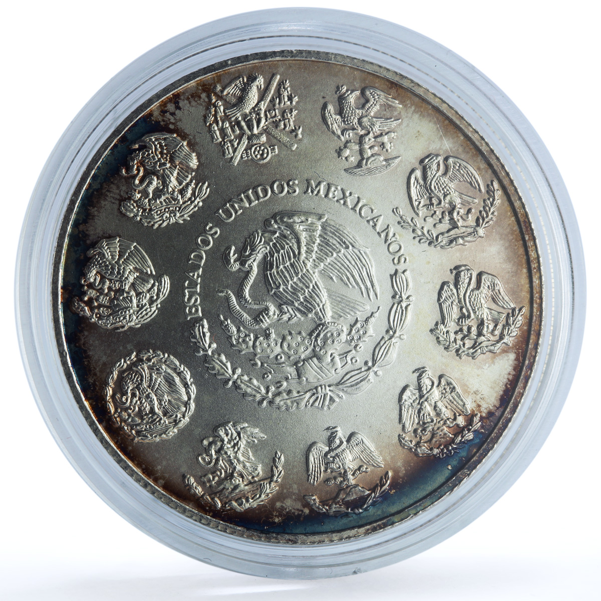 Mexico 1 onza Libertad Angel of Independence KM-639 Bullion silver coin 2001