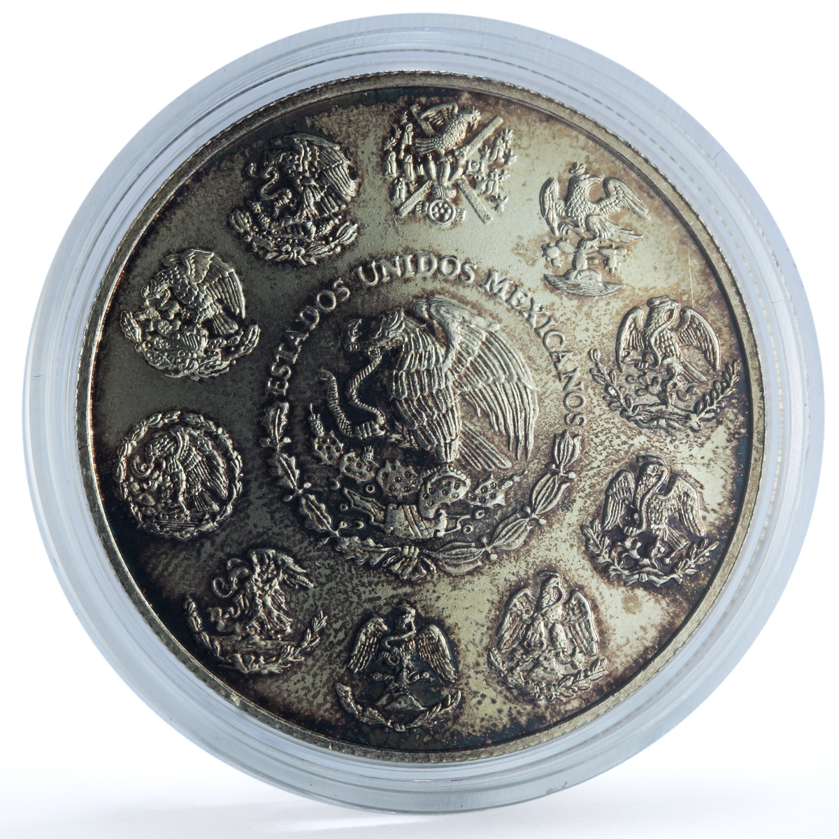 Mexico 1 onza Libertad Angel of Independence KM-639 Bullion silver coin 2001