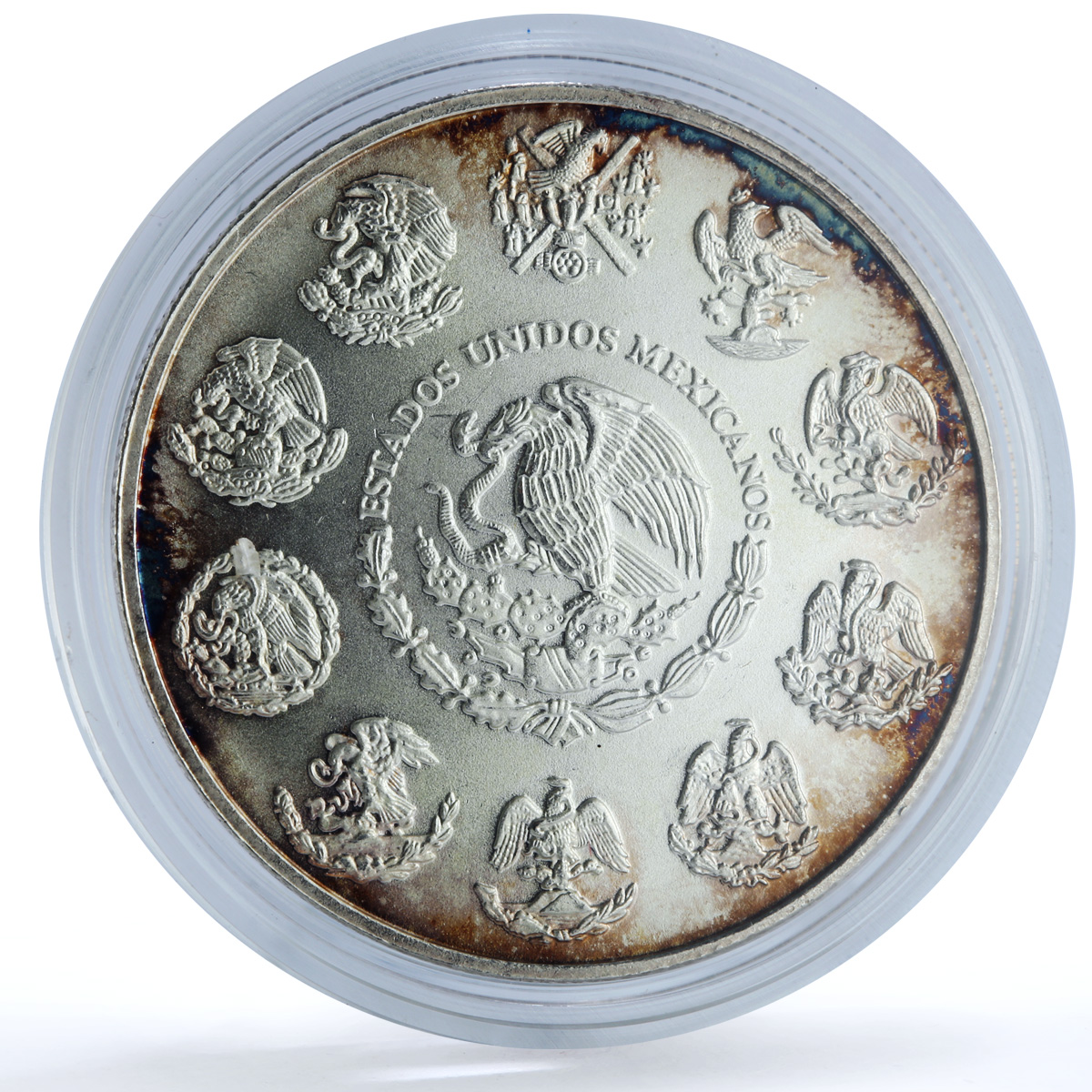 Mexico 1 onza Libertad Angel of Independence KM-639 Bullion silver coin 2001