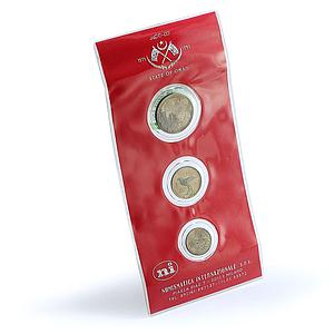 Oman 20 10 5 riyals Ghalib Exile Coinage X#1 X#2 X#3 proof silver coins 1971