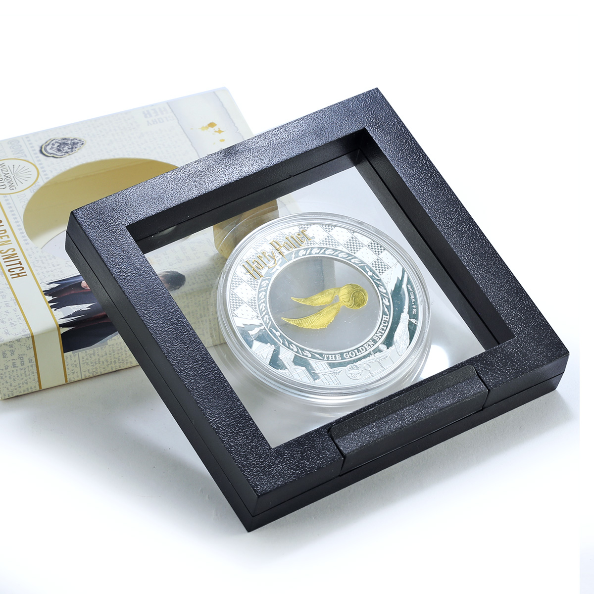 Samoa 5 dollars Golden Snitch Harry Potter Gilt KM-527 Cinema silver coin 2020