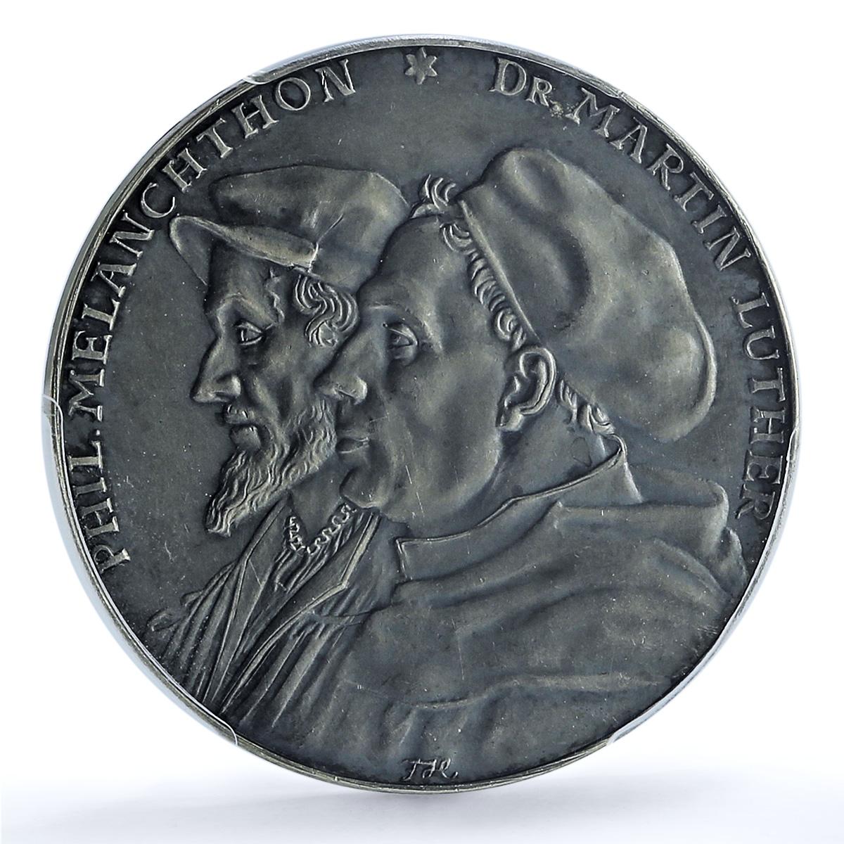 Germany Augsburgische Confession Luther Melanchton SP62 PCGS silver medal 1930 Germany Augsburgische Confession Luther Melanchton SP62 PCGS silver medal 1930