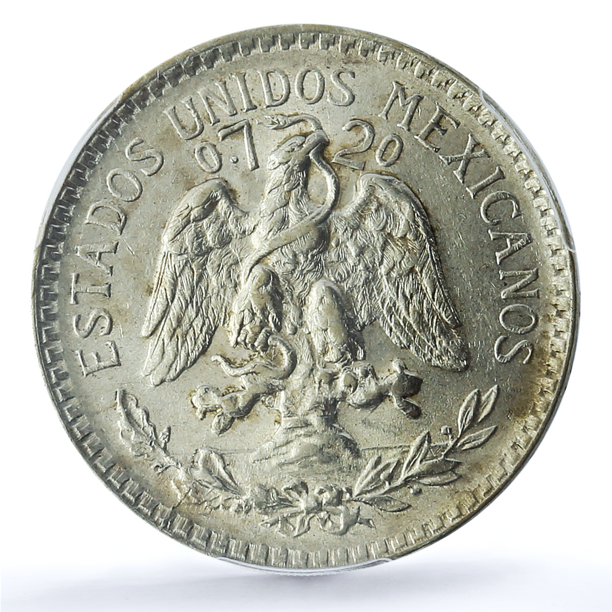 Mexico 50 centavos Republic Coinage Liberty Cap AU58 PCGS silver coin 1925 Mexico 50 centavos Republic Coinage Liberty Cap AU58 PCGS silver coin 1925