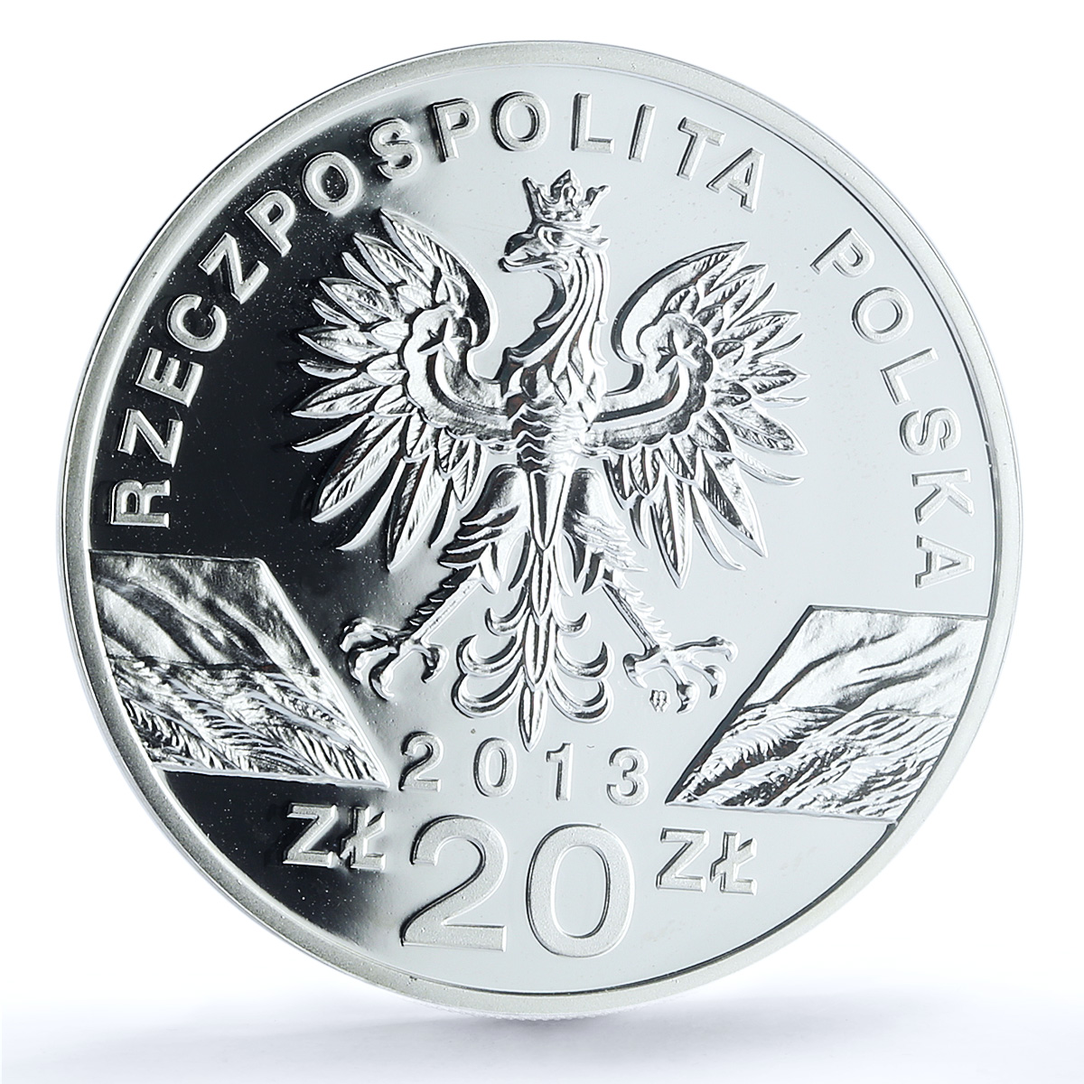Poland 20 zlotych Zubr Bison Bull Animals Fauna PR69 PCGS silver coin 2013 Poland 20 zlotych Zubr Bison Bull Animals Fauna PR69 PCGS silver coin 2013